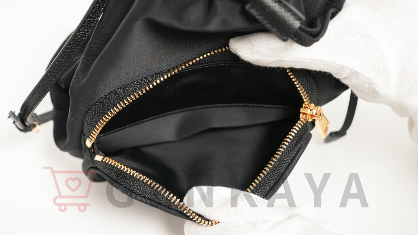 PRADA テスート ナイロン 2WAYショルダーバッグ ブラック 1BH038