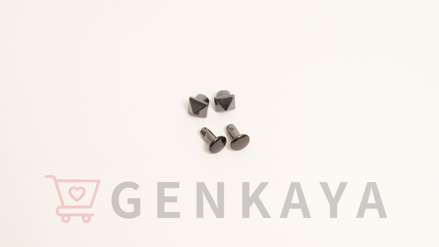 VALENTINO ロックスタッズ レザー チェーン ショルダーバッグ ブラック