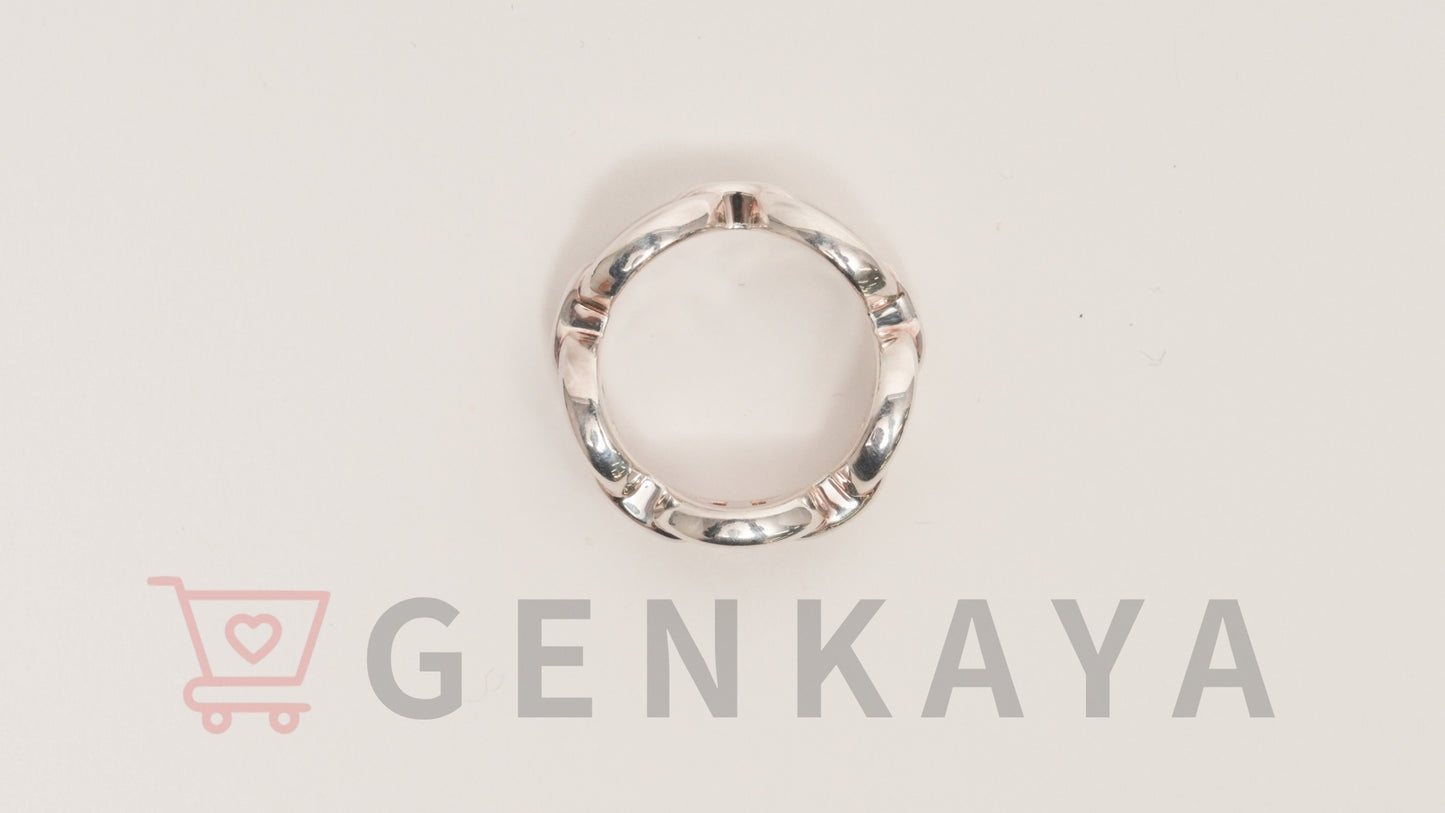 Hermès シェーヌダンクル アンシェネ リング 48 SV925 5.5g シルバー