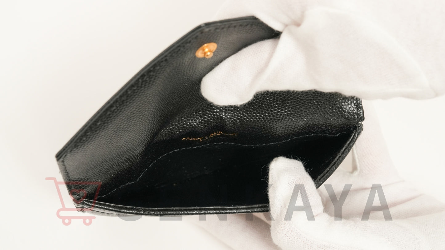 SAINT LAURENT カサンドラ 612808 コインケース フラグメントケース ブラック