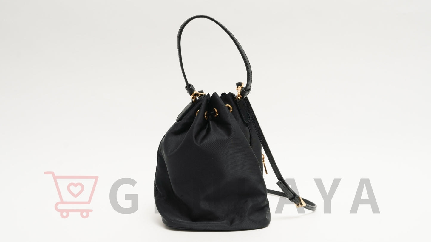 PRADA テスート ナイロン 2WAYショルダーバッグ ブラック 1BH038