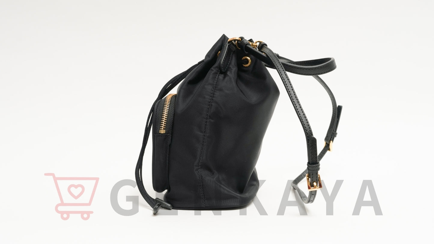 PRADA テスート ナイロン 2WAYショルダーバッグ ブラック 1BH038