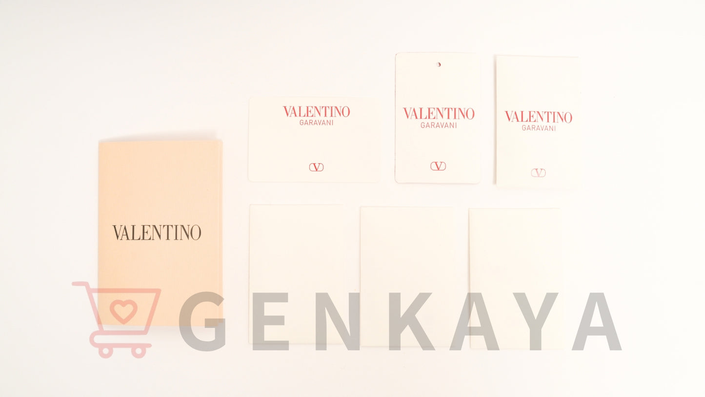 VALENTINO ロックスタッズ レザー チェーン ショルダーバッグ ブラック