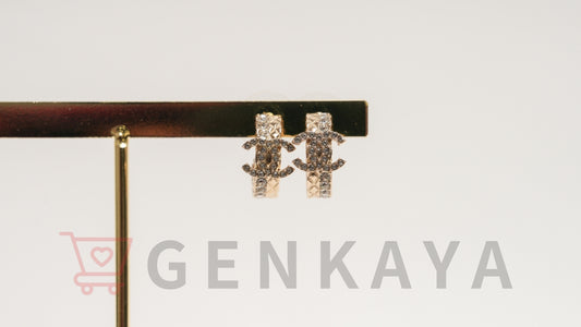 CHANEL ココマークGP B22S ピアス ゴールド