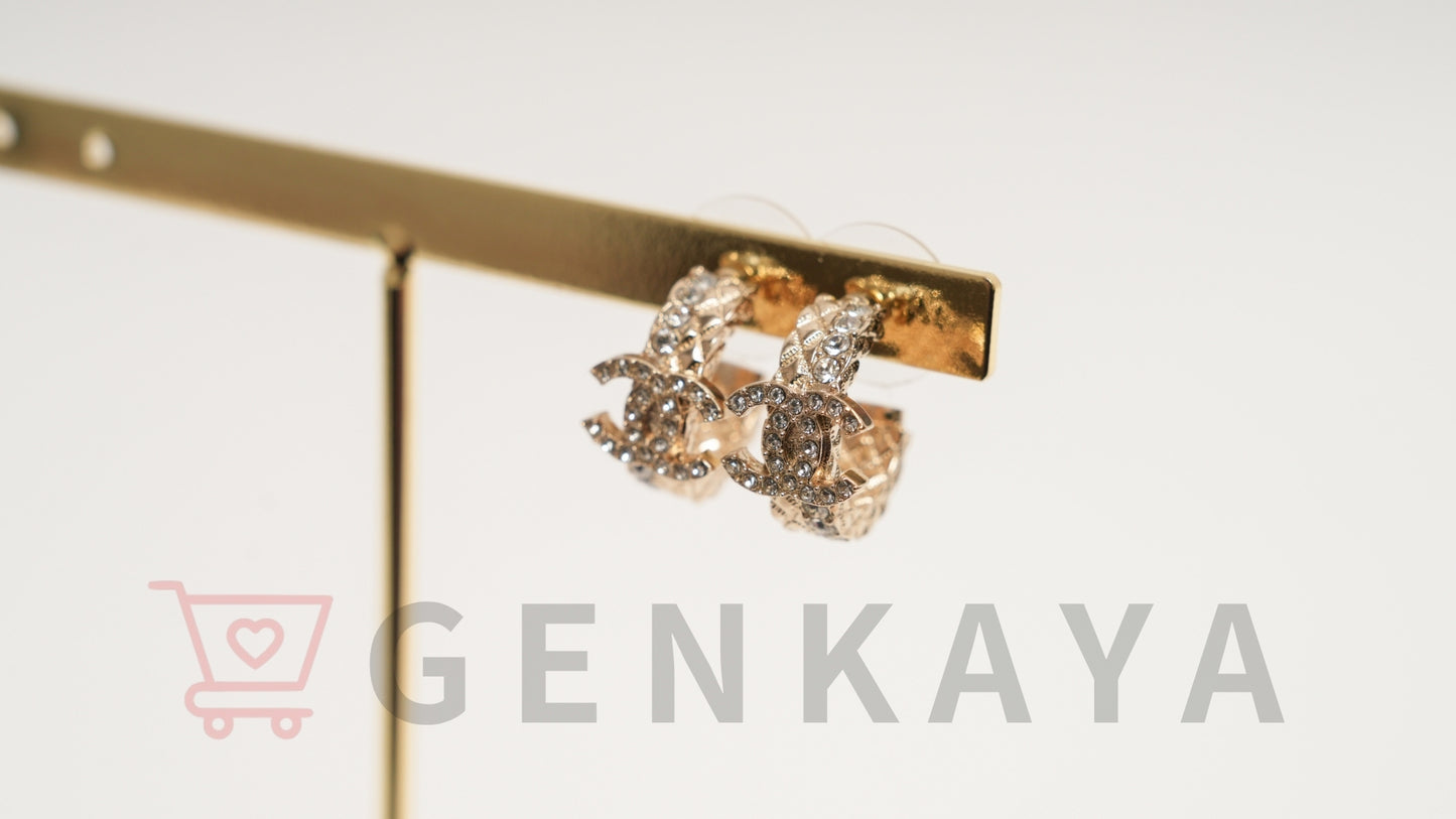 CHANEL ココマークGP B22S ピアス ゴールド