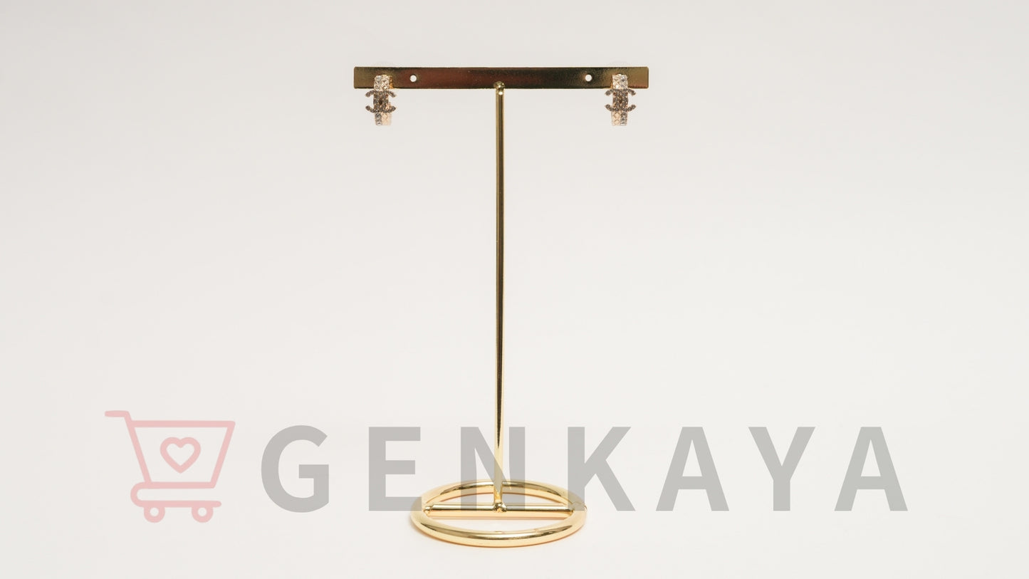 CHANEL ココマークGP B22S ピアス ゴールド