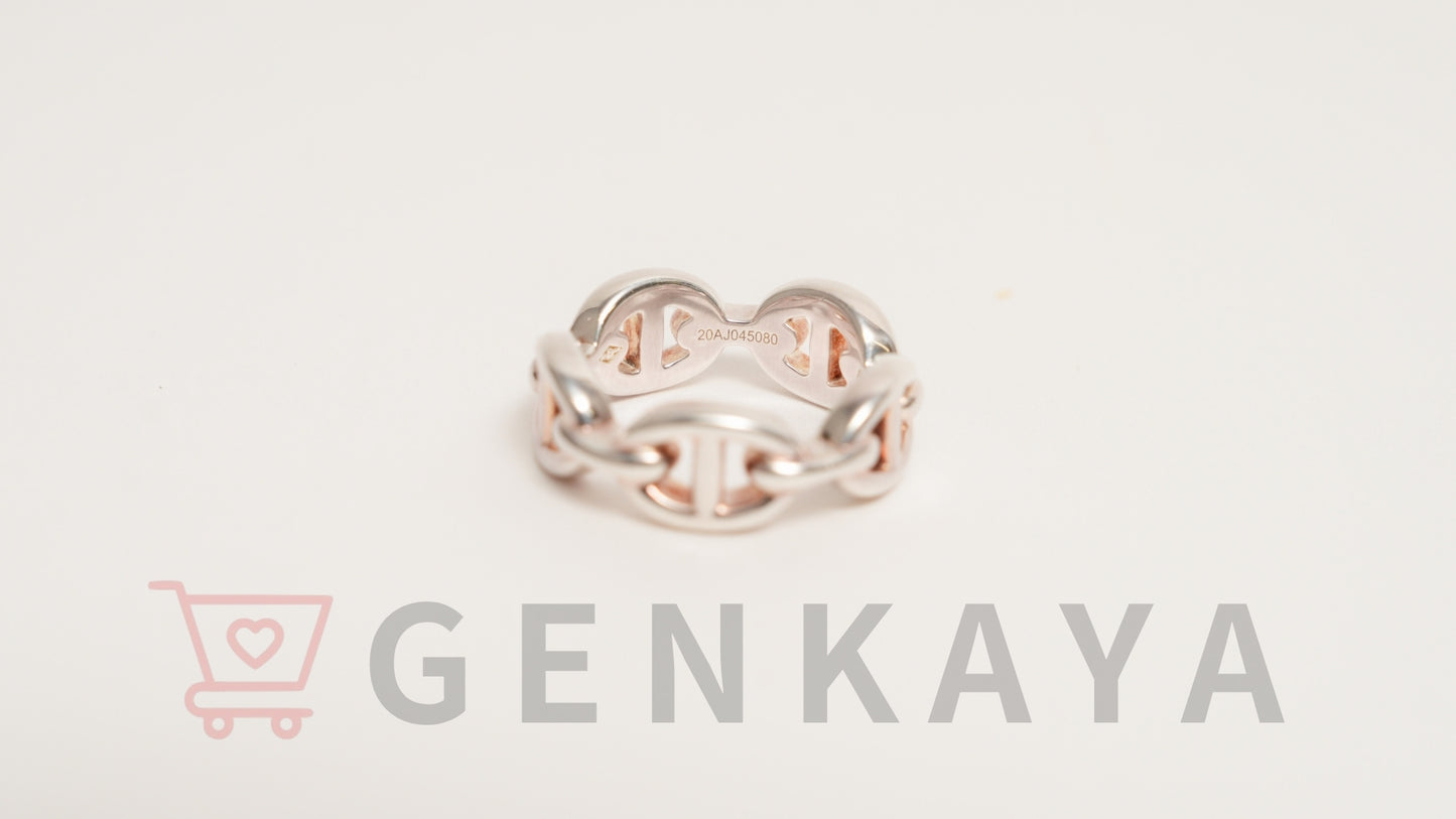 Hermès シェーヌダンクル アンシェネ リング 48 SV925 5.5g シルバー