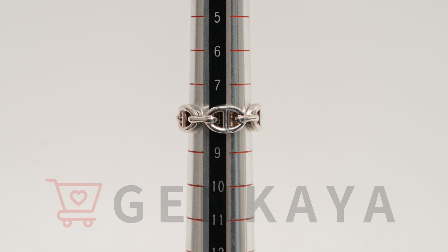 Hermès シェーヌダンクル アンシェネ リング 48 SV925 5.5g シルバー