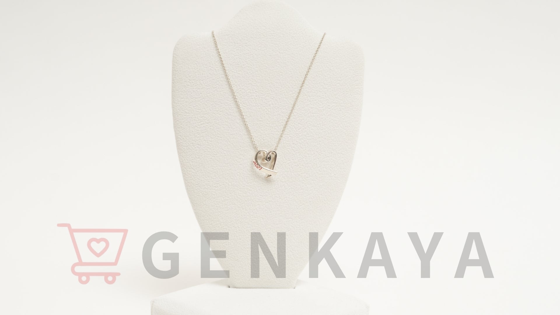 Tiffany & Co. ラビングハート エナメル ネックレス SV925 2.3g – GENKAYA