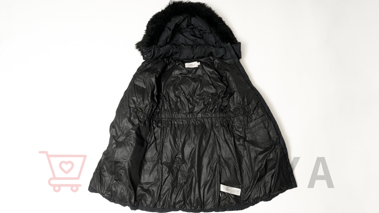 COACH ナイロン ダウンコート M ブラック