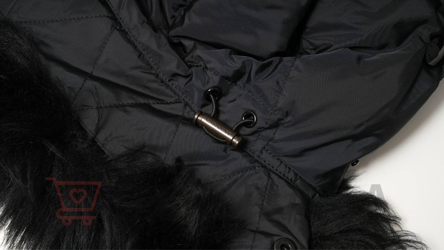 COACH ナイロン ダウンコート M ブラック