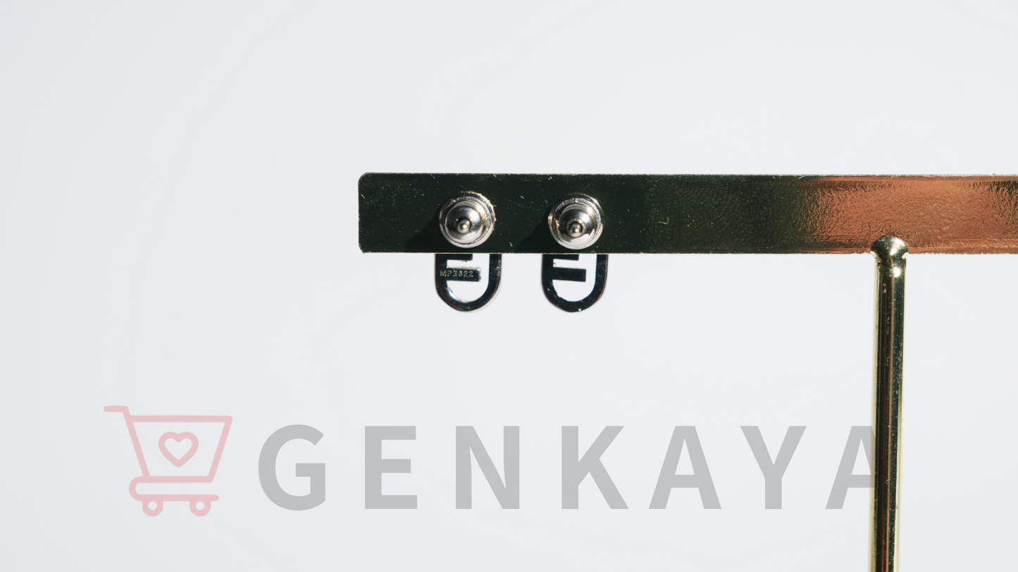 FENDI オーロック ピアス(両耳用) シルバー