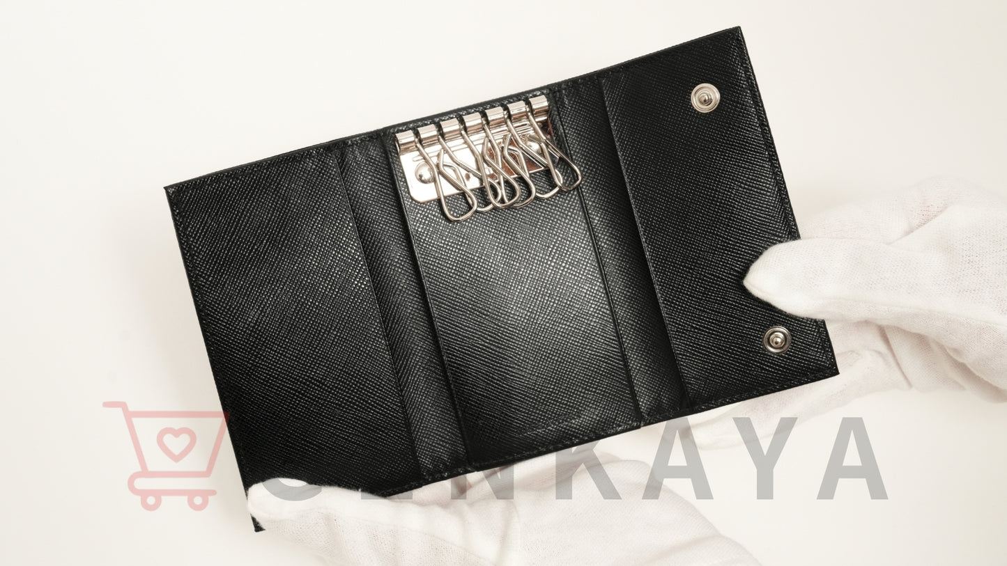 PRADA テスート 1M0222 6連キーケース ブラック