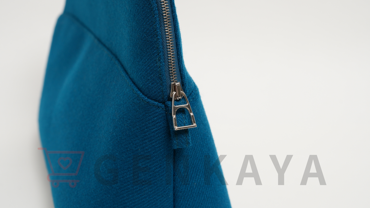 Hermès ボリード ポーチ アニモー・ナッテ ブルー　