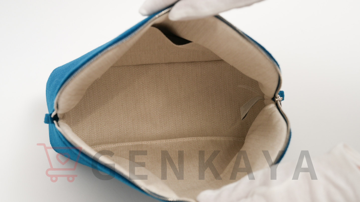 Hermès ボリード ポーチ アニモー・ナッテ ブルー　