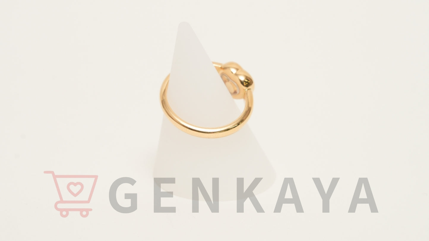 Chopard ハッピーダイヤモンド K18YG リング  ダイヤ 4.7g 8.5号