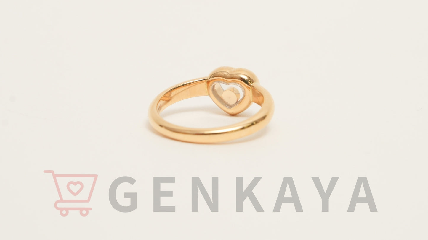 Chopard ハッピーダイヤモンド K18YG リング  ダイヤ 4.7g 8.5号