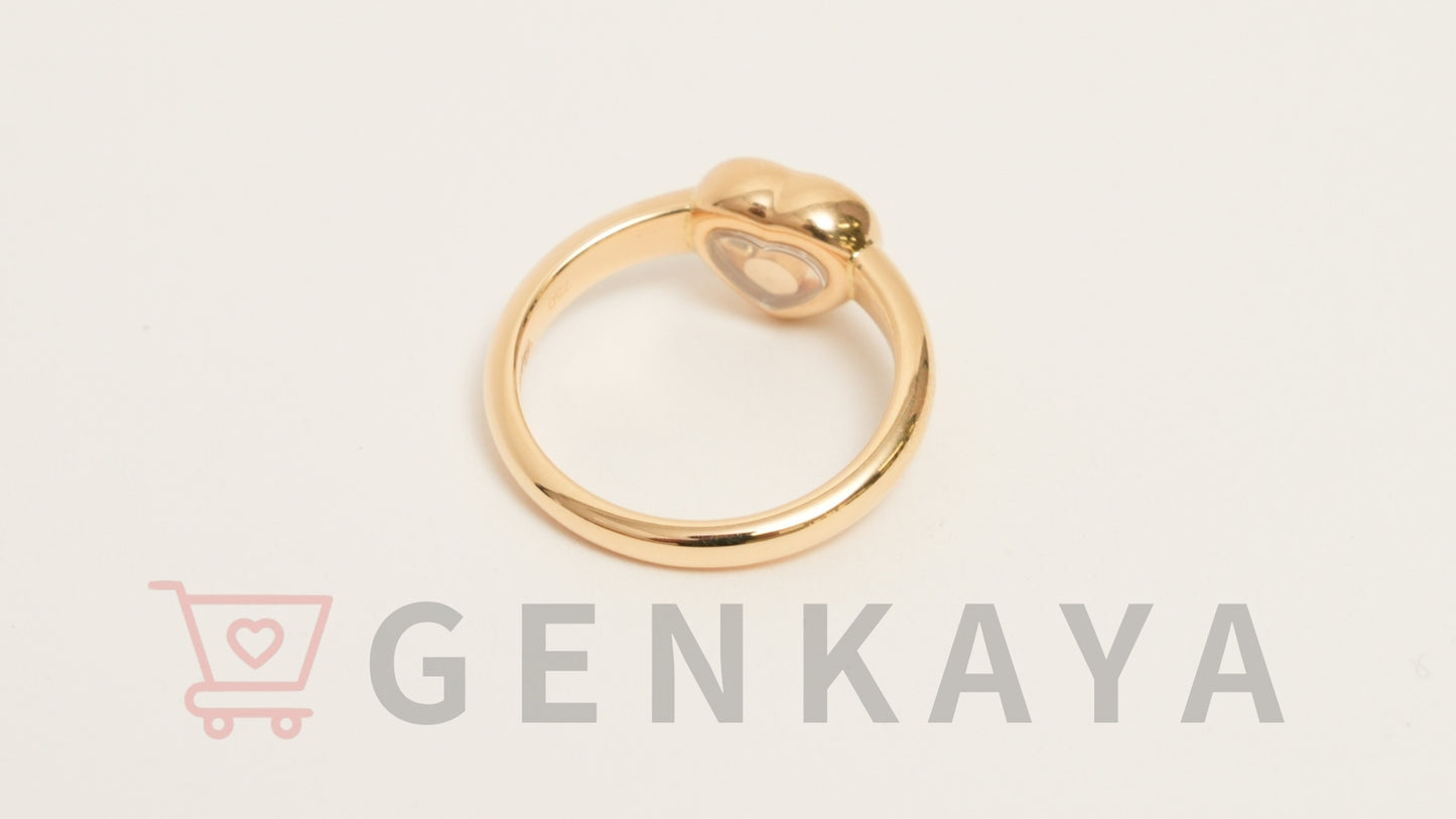 Chopard ハッピーダイヤモンド K18YG リング  ダイヤ 4.7g 8.5号