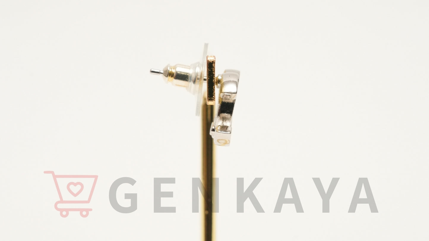 CHANEL ココマーク ラインストーン ピアス B25S シルバー×ブラック