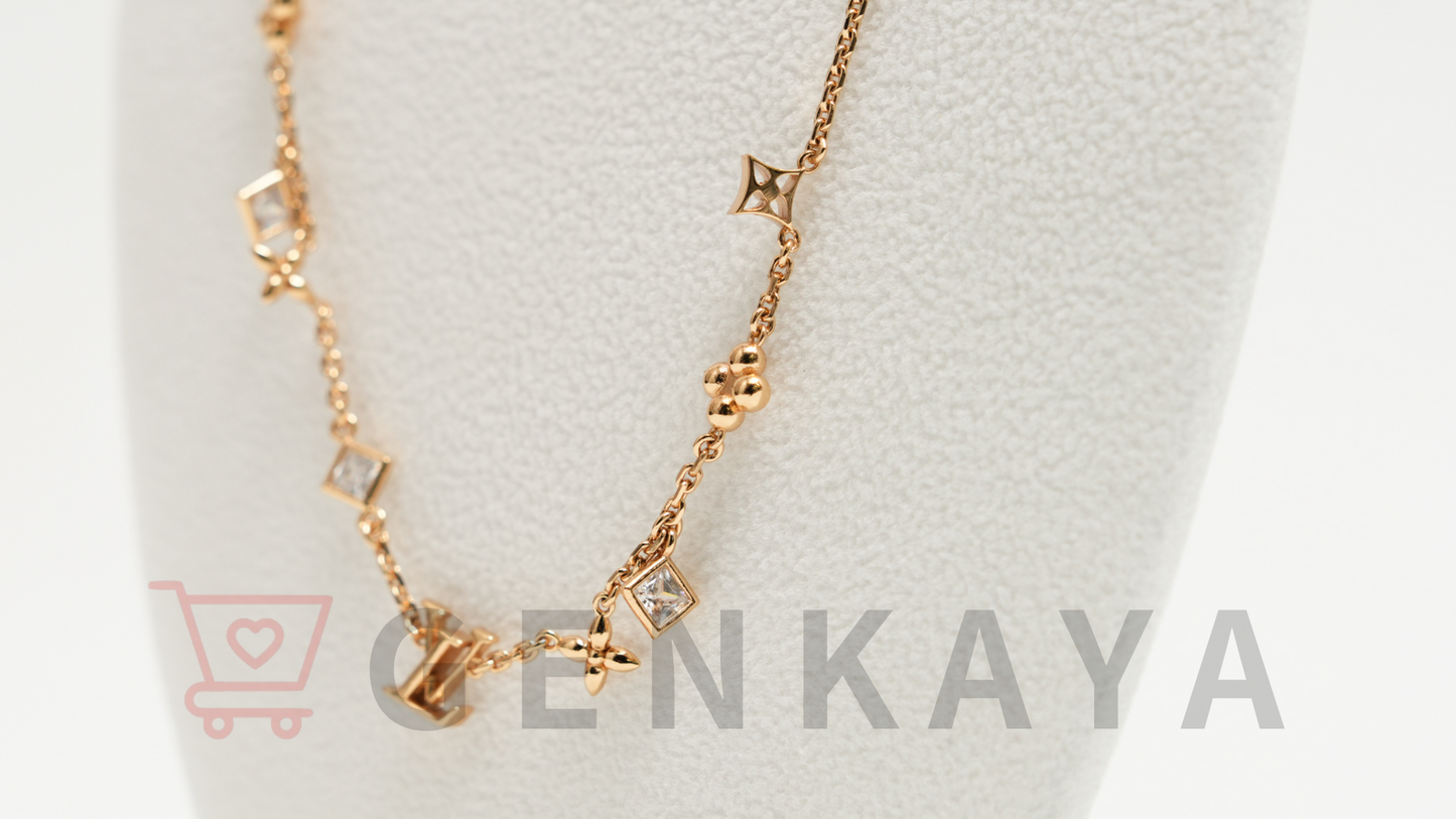 Louis Vuitton M01322 ネックレス LV インザスカイ VA2203 ネックレス GP×ラインストーン ゴールド