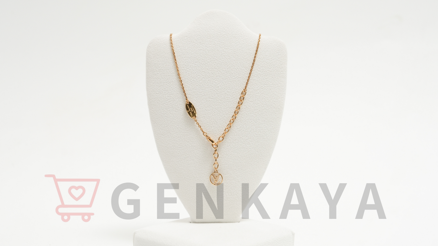 Louis Vuitton M01322 ネックレス LV インザスカイ VA2203 ネックレス GP×ラインストーン ゴールド