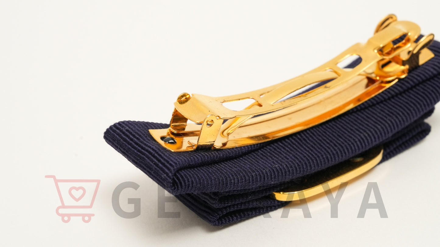 Ferragamo ヴァラ バレッタ ネイビー