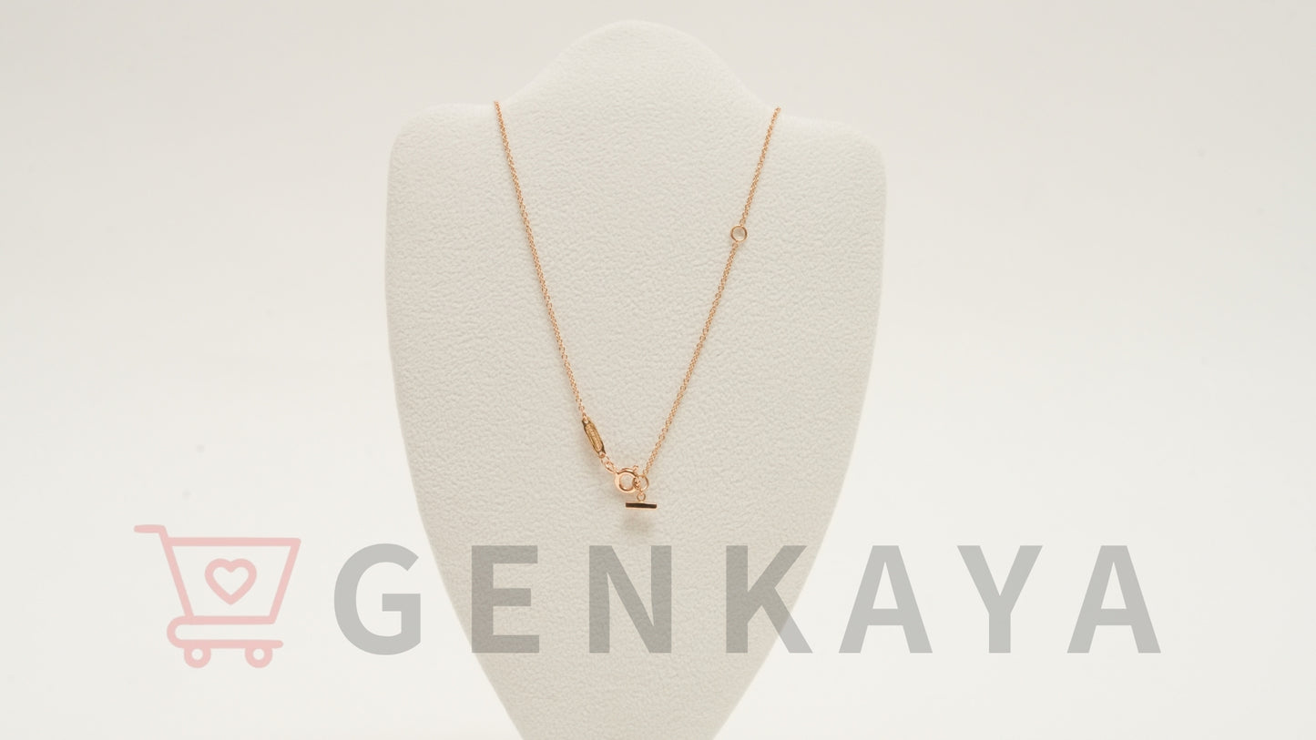 Tiffany&Co. Tスマイル スモール K18YG ネックレス 2.8g