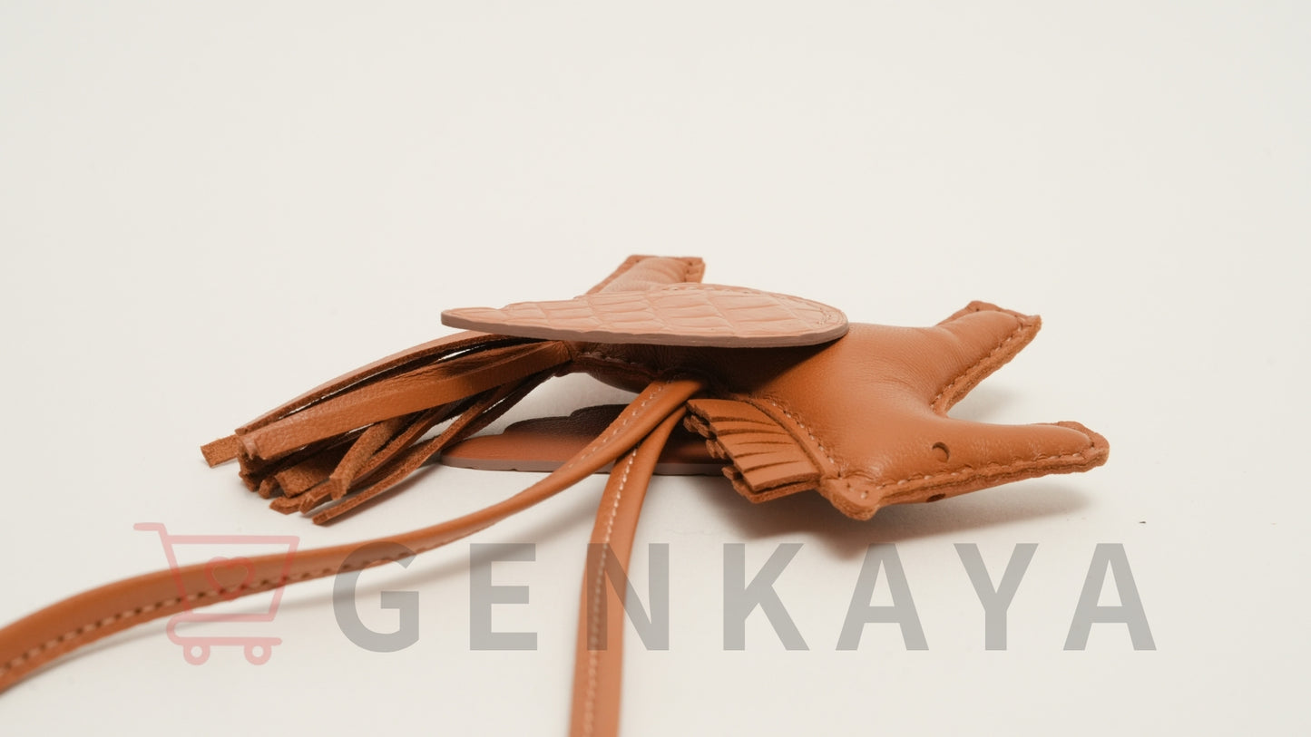 Hermès ロデオチャーム ペガサスPM K刻印：2025 ゴールド アニョーミロ×アリゲーター