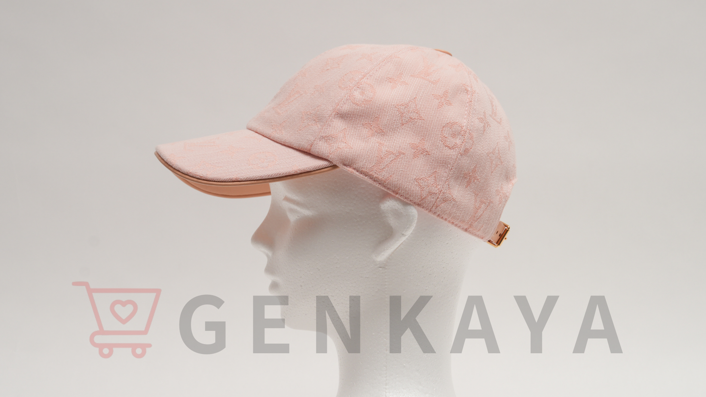 LOUIS VUITTON ビーマイキャップ  キャップ コットン×ポリエステル ピンク M77543