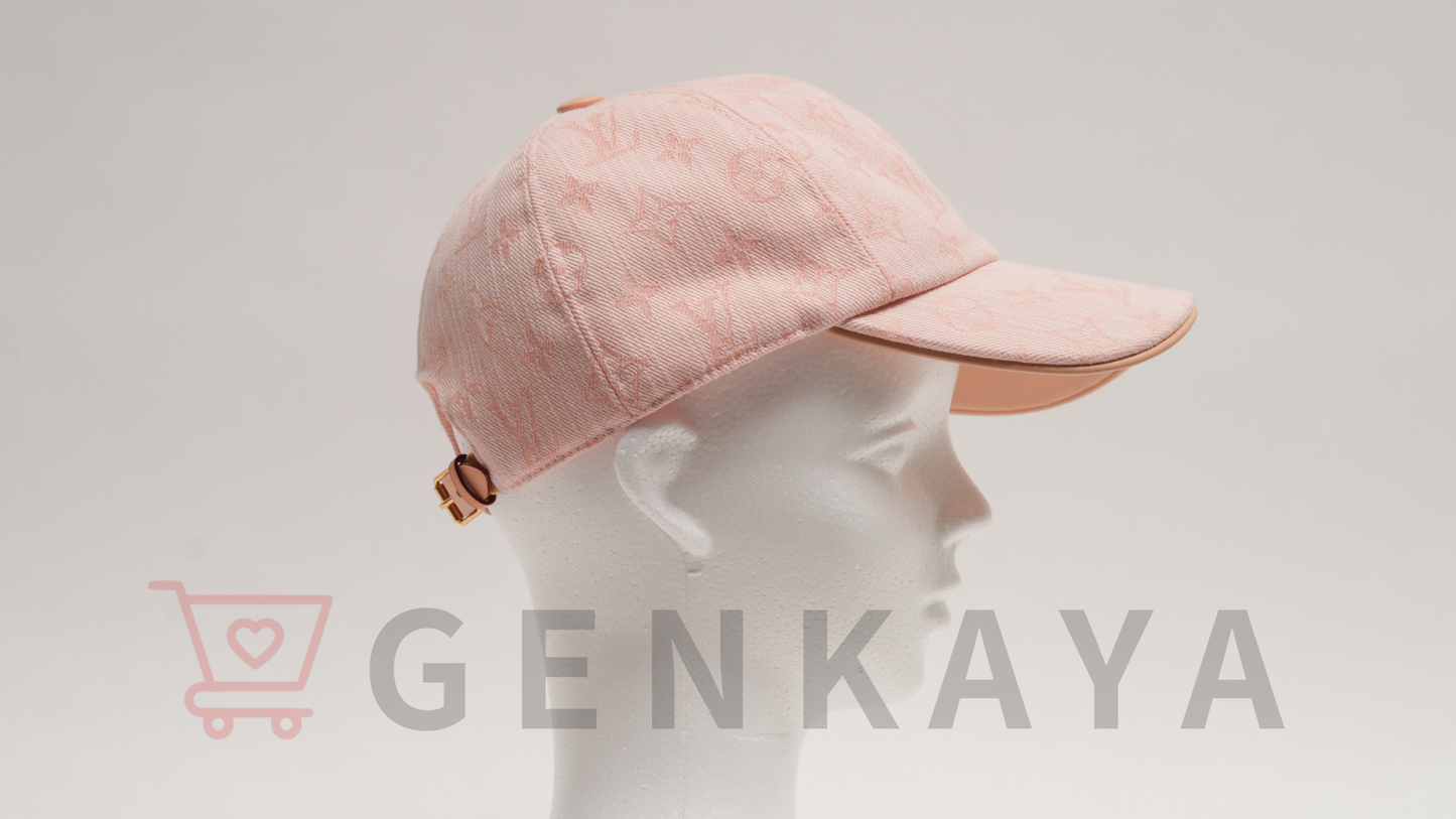 LOUIS VUITTON ビーマイキャップ  キャップ コットン×ポリエステル ピンク M77543