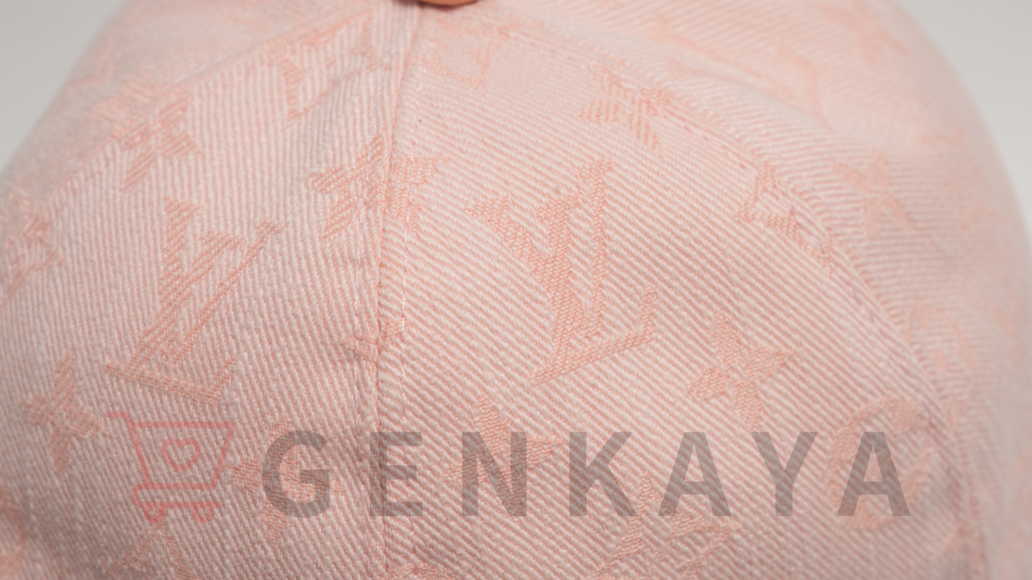 LOUIS VUITTON ビーマイキャップ  キャップ コットン×ポリエステル ピンク M77543