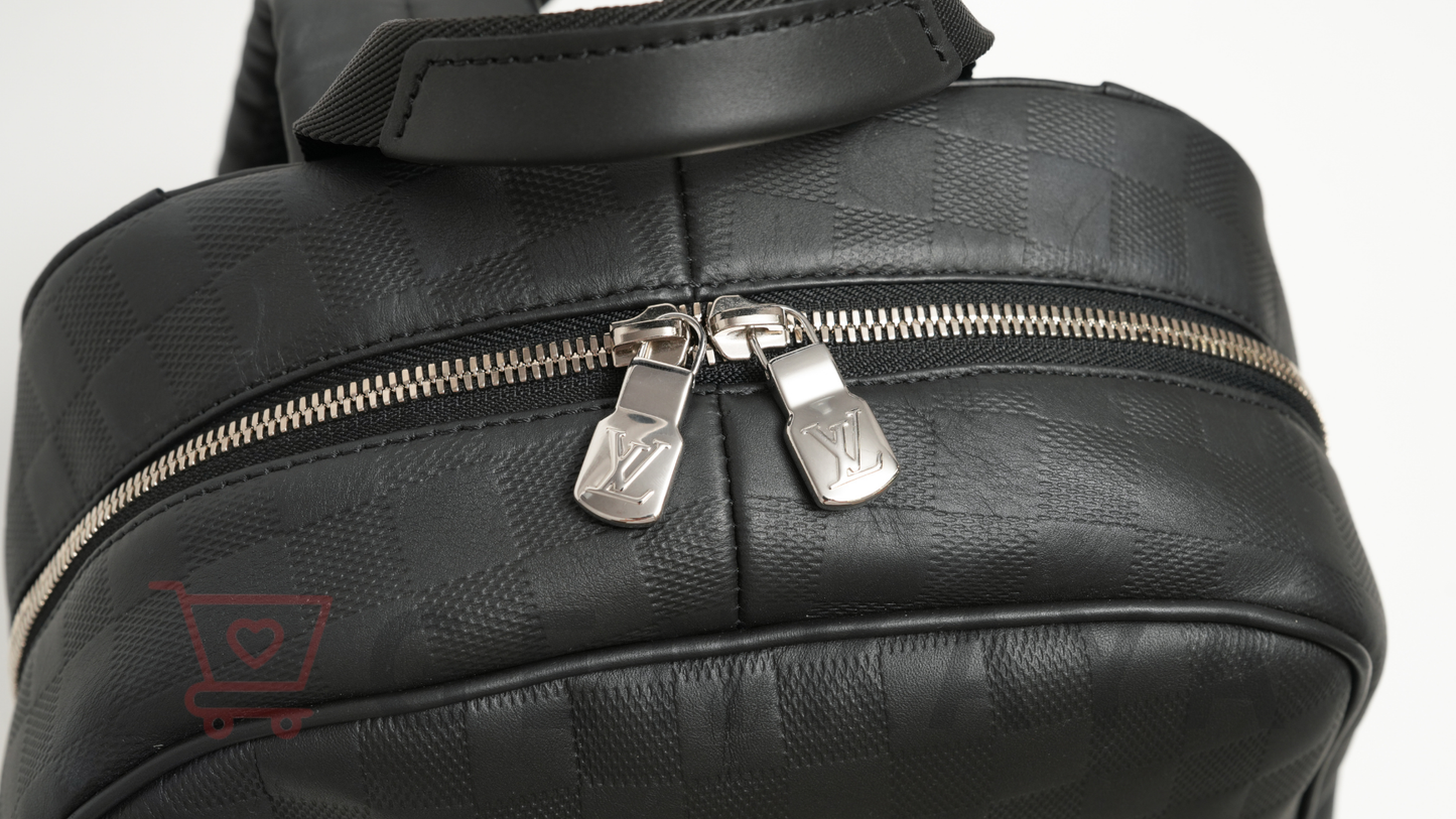 LOUIS VUITTON ダミエアンフィニ キャンパスバッグパック N40306 RFID反応あり