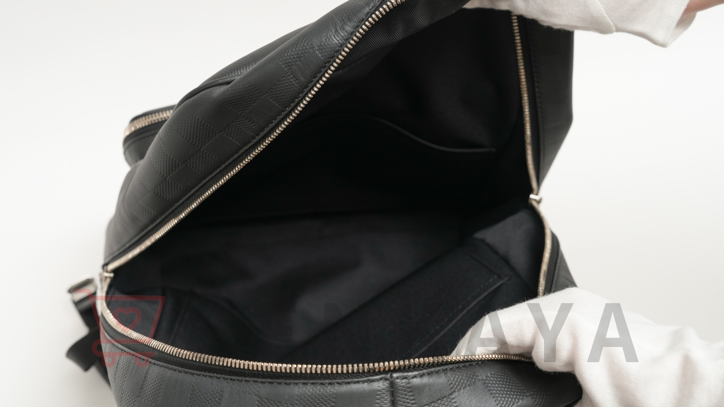 LOUIS VUITTON ダミエアンフィニ キャンパスバッグパック N40306 RFID反応あり