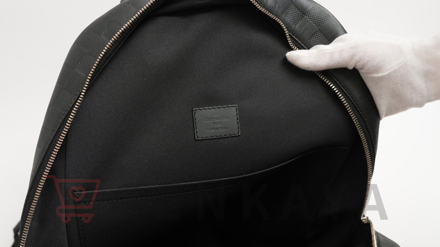 LOUIS VUITTON ダミエアンフィニ キャンパスバッグパック N40306 RFID反応あり