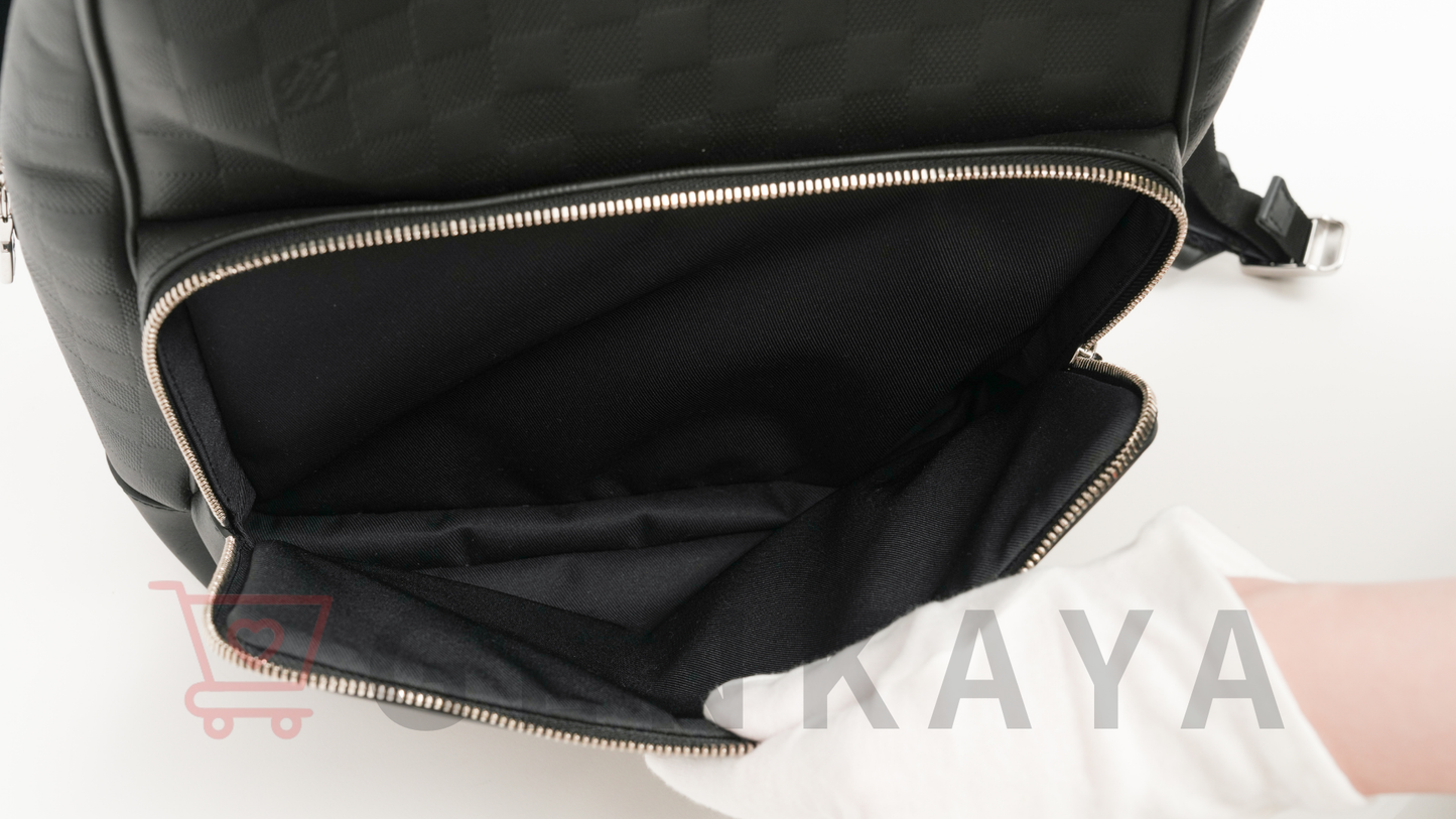 LOUIS VUITTON ダミエアンフィニ キャンパスバッグパック N40306 RFID反応あり
