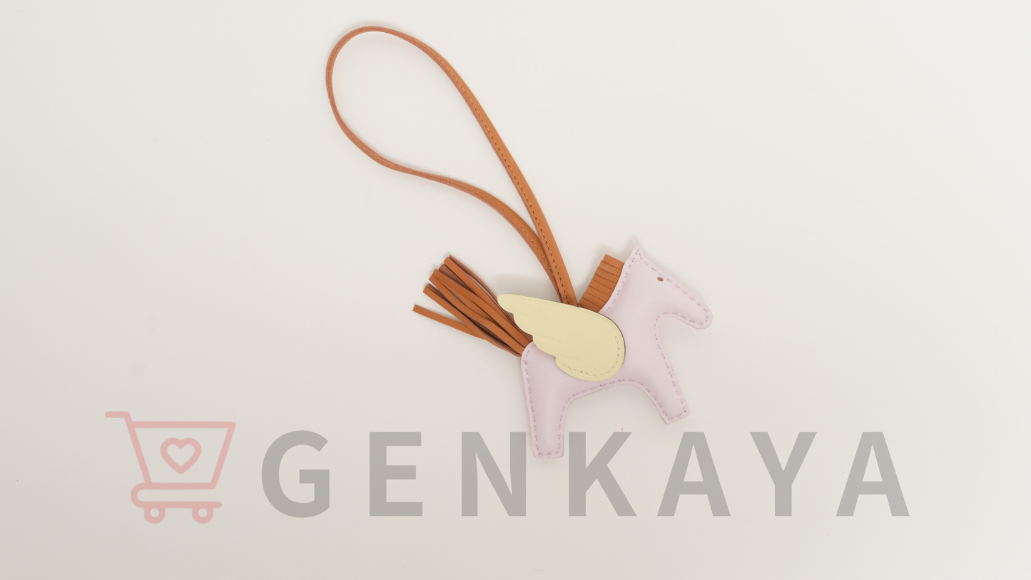 Hermès ロデオチャーム ペガサスPM K刻印：2025 ローズダーリン×クラフト×ジョーヌミルトン