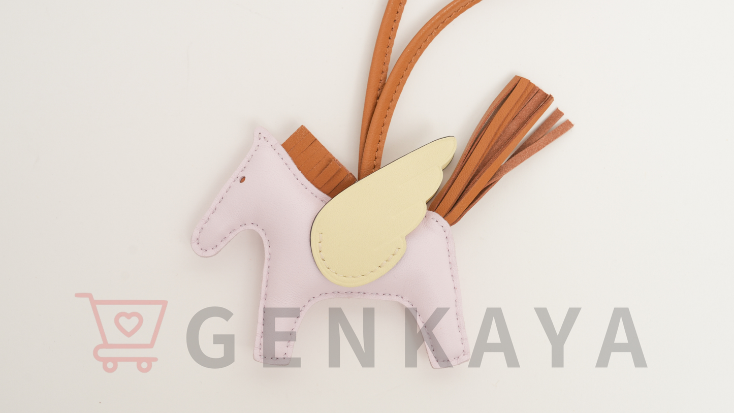 Hermès ロデオチャーム ペガサスPM K刻印：2025 ローズダーリン×クラフト×ジョーヌミルトン