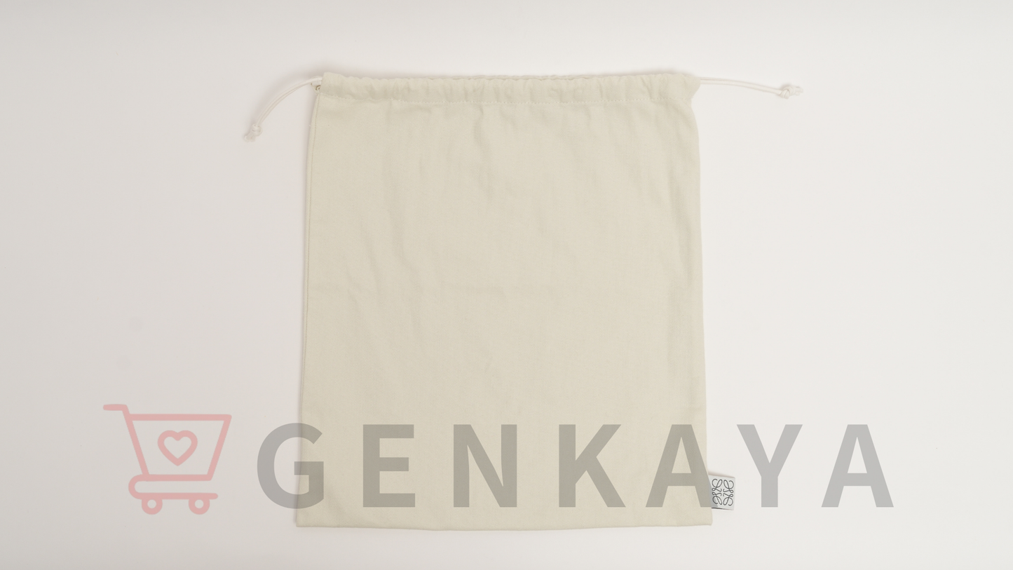 LOEWE アナグラム インフレーテッドポケット レザー×ラバー ショルダーバッグ ブラック